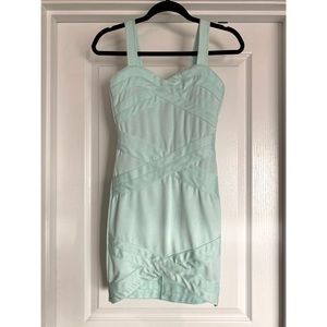 H&M Mint Bandage Mini Dress